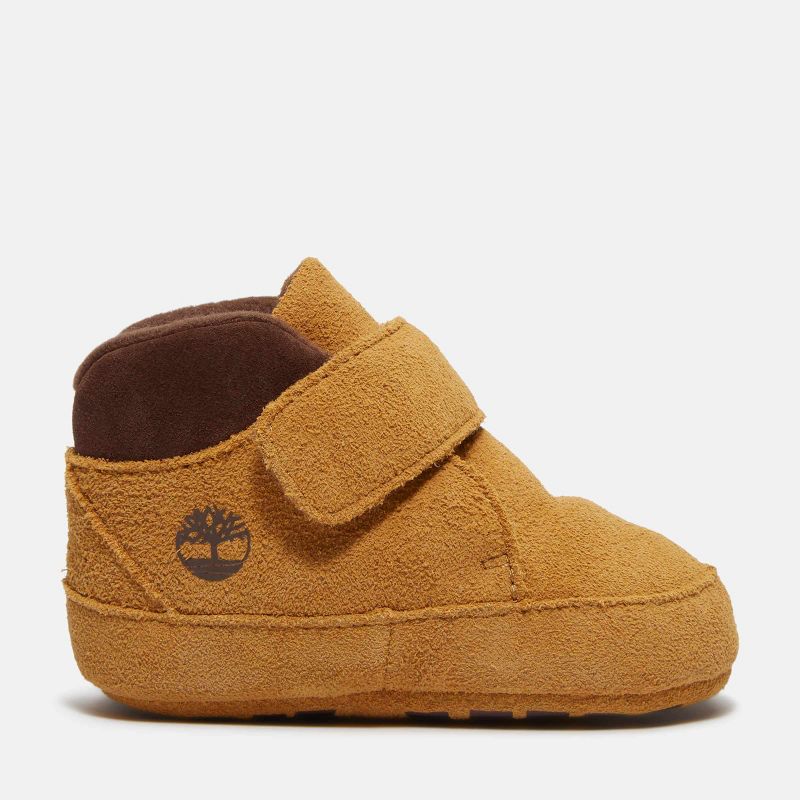 Timberland Infant Crib Bootie, Wheat Suede, 0