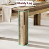 Dining Table for 4-6, Dining Tables, Dining Room Table with 1.18" Thickened Tabletop, Rectangular Large Kitchen Dining Table - 4 of 4