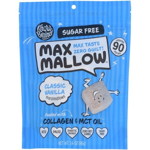 Know Brainer Foods Marshmallows Classic Vanilla - Case of 6 - 96 gm - image 1 of 1