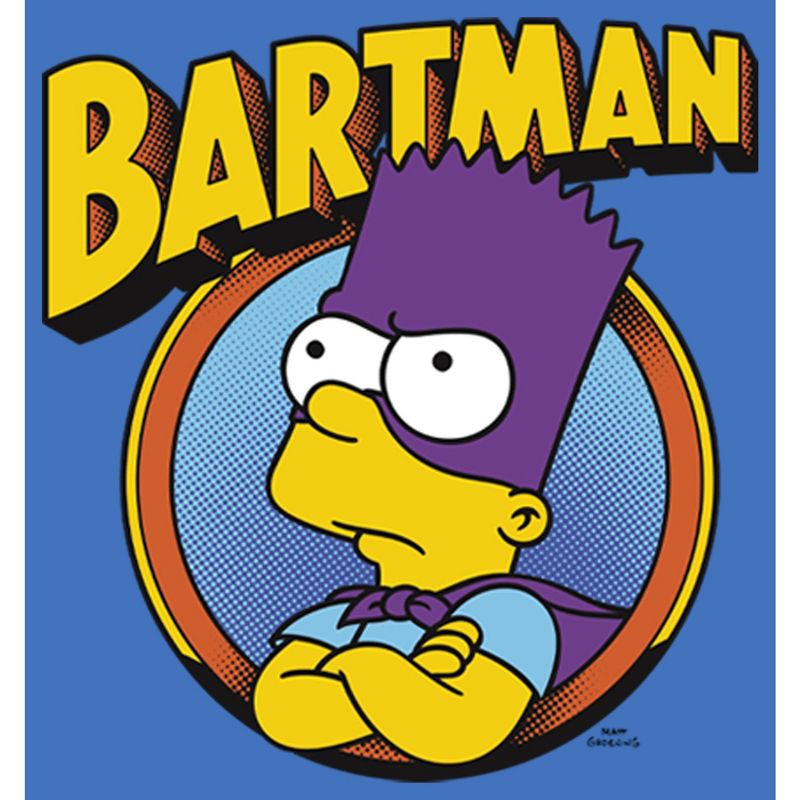 Men's The Simpsons Bartman Pull Over Hoodie, 2 of 5