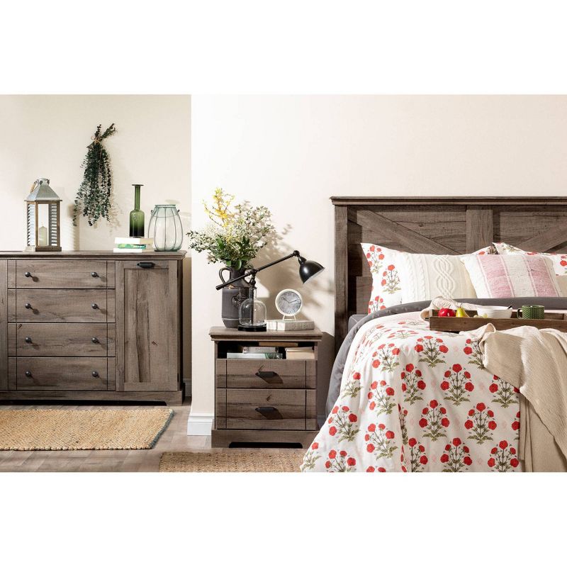 Lilac 4 Drawer Dresser with Doors - South Shore, 4 of 13