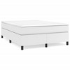 vidaXL Box Spring Bed Frame White 59.8 in.x79.9 in. Queen Faux Leather - 2 of 4