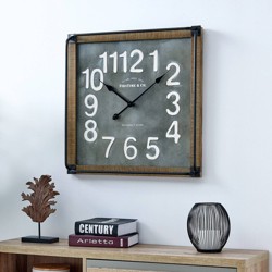 Cottage Grove 24 Wall Clock Tan Infinity Instruments Target