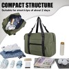 Hachikiko Foldable Travel Tote for Spirit & Frontier Airlines, Gym Bag with Adjustable Handles - 3 of 4