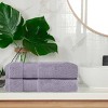 Luxury Cotton Heavyweight Solid Plush Towel Set by Blue Nile Mills - 2 of 4