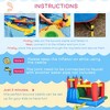 RISOKEYS 6-in-1 Inflatable Bounce House, with Pool, Water Cannon, Climbing Wall, Inflator Included, Jumping Castle Kids Backyard Activity - 4 of 4
