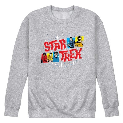 Men's - Star Trek - Galaxy Crew Graphic Fleece Sweatshirt