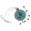 University of San Diego Toreros Mini Small Tiny Wood Christmas Tree Holiday Ornament - 4 of 4