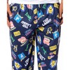 Ted Lasso Mens' TV Series Show Symbols Believe Lounge Sleep Pajama Pants Blue - 3 of 4