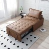 NicBex Multipurpose Faux Leather Pull Out Sofa Bed Convertible Sleeper Chair Foldable Bed for Living Room - 4 of 4