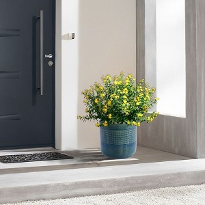 GDFStudio Amira Modern Patio 3 Piece Ceramic Flowerpot - 1 of 4