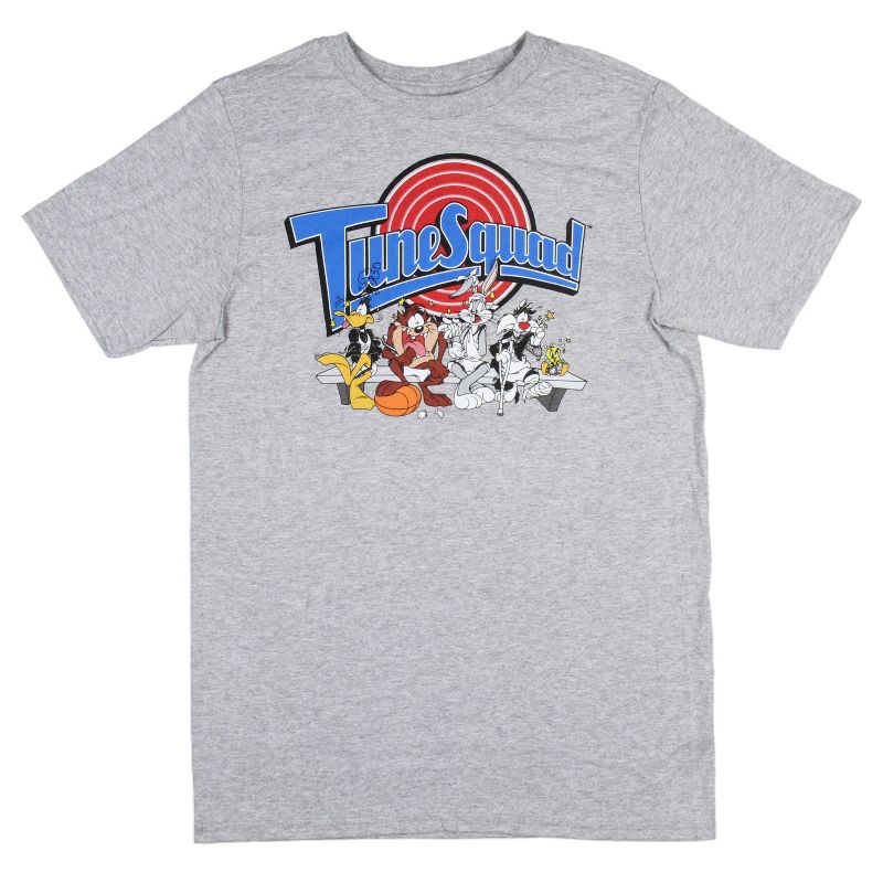 Space Jam Boys' Shirt Tune Squad Bench Warmers Youth Kids T-Shirt Tee, 1 of 3