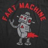 Mens Funny T Shirts Fart Machine Sarcastic Robot Graphic Novelty Tee For Men - Crazy Dog Men's T Shirt - 2 of 4