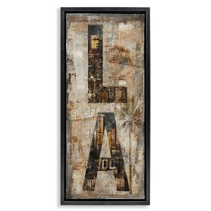 Stupell Industries Los Angeles Montage Collage, 15" x 31" - 1 of 4