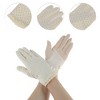 Unique Bargains Women's Bow Sunblock Mittens 1 Pair - 2 of 4