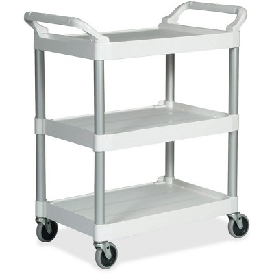 Rubbermaid Commercial 3-Shelf Utility Service Cart - RCP342488PM 