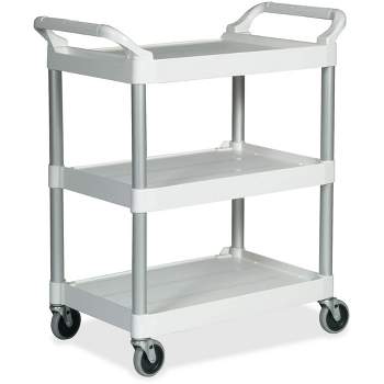 Rubbermaid 4093 Xtra Utility Cart 300-lb Cap. 3 Shelves - Off-White - Service  Carts - Utility Carts