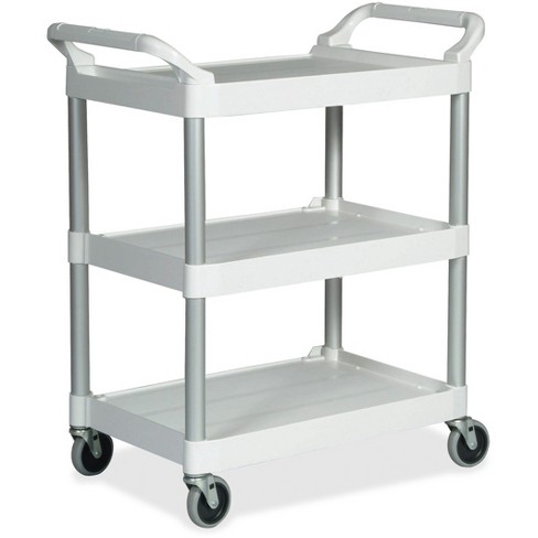 Rubbermaid® Flat Shelf Utility Cart - 37 7/8 L, Gray