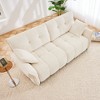 Premium Two-Seater Sofa with Ergonomic Backrest and High-Resilience Foam Cushions, Modern Chenille Upholstery for Living Room, Lounge - 3 of 4