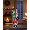 EkkoLight Christmas Santa Lighted Acrylic Pine Tree Accent – 33in by Melrose - 3 of 3