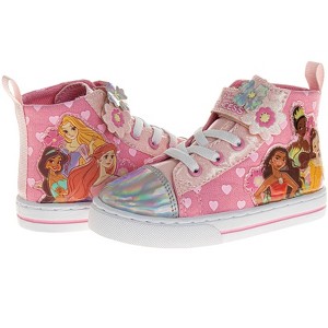 Disney Princess' Girls' High Top Sneakers (Toddler/Little Kids) - 1 of 4