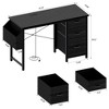 SKRAN 47.3" Home Office Desk with Power Outlet, ,3 drawers,Side Pocket, 1 USB Ports & Type-C Reversible for home desk, company computer desk - 4 of 4