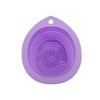 Unique Bargains Teardrop Shape Makeup Brush Cleaning Mat 1 Pc - 4 of 4