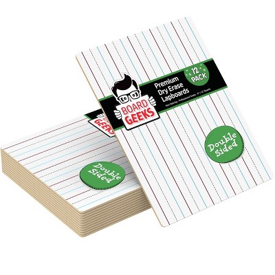 Board Geeks Mini Double-Sided Whiteboard with Metal Frame