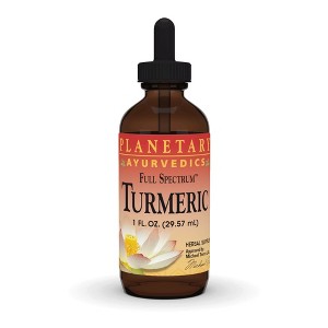 Turmeric Liquid Full Spectrum Ayurvedic by Planetary Herbals  -  1 oz Liquid - 1 of 3