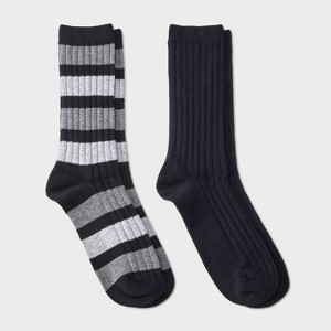 Men's Hybrid Dress Socks 2pk - Goodfellow & Co™ 6-12 - 1 of 3