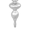 Northlight Glittered Shatterproof Commercial Finial Christmas Ornament - 22" - Silver - 4 of 4