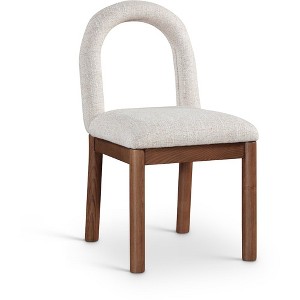 Meridian Furniture,Conrad Linen Textured Fabric Dining Chair - 1 of 4