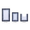 Torrent Collection 3 Piece 100% Soft Cotton Tufted Weave Bath Rug Set, Ombre Pattern, Super Soft & Absorbent, Machine Washable Bathroom Mats - 2 of 4