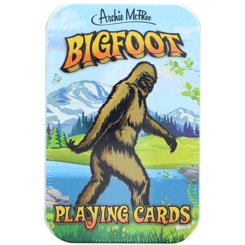 Accoutrements Bigfoot Novelty Playing Cards | 52 Card Deck, 2 of 3