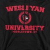 Wesleyan University Official Circle Logo Adult Pull-Over Hoodie - 2 of 4
