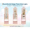 Kids Jewelry Organizer Cabinet with Full-Length Lighted Mirror, 46" Standing Jewelry Armoire with Drawers and Princess Crown Design - 4 of 4