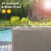 FURNIinspire Deck Boxes, Waterproof Outdoor Storage Box with Handle for Patio Furniture, Garden Tools, All Weather Use, Brown, 67.72"*32.2"*33.66" - 3 of 4