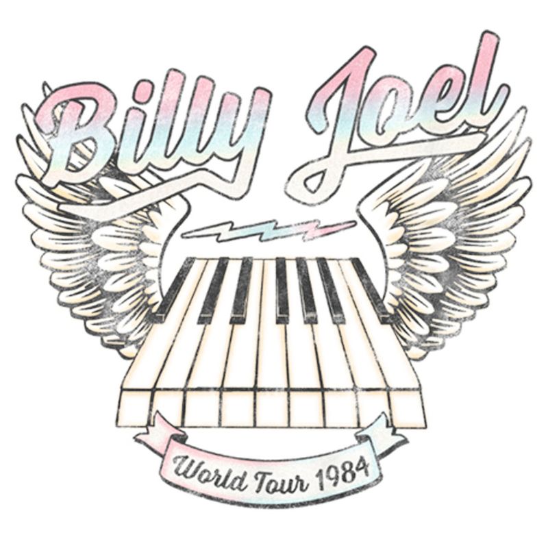 Boy's Billy Joel World Tour 1984 T-Shirt, 2 of 5