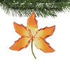 Crystal Expressions 4.0 Inch Autumn Leaf Ornament Fall Maple Tree Ornaments - 3 of 3