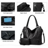 Generic Tote Handbags for Women Black Hobo Handbags Purse and Handbags Shoulder Crossbody Bags - 4 of 4