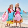 Tirrinia Kids 100% Cotton Beach Towel, Surf Beach Bath Swim Hooded Towels for Girls Toddler Gift, 24 by 52-inch - 2 of 4