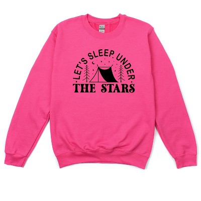 Simply Sage Market Women's Let's Sleep Under The Stars Tent Gildan Sweatshirt