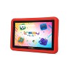 LINSAY 7" Tablet 128GB Storage Kids Red Defender Case with Backpack Android 15 - 2 of 4