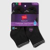 Hanes Women's Striped Cushioned 6pk Ankle Socks - 5-9 - image 4 of 4