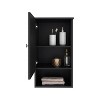Bathbi 28" tall Medicine Cabinet with Two interior Shelves and One open Shelf - 3 of 4
