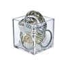 Azar Displays 5" Deluxe Clear Acrylic Square Cube Bin for Counter, 2-Pack - 2 of 4