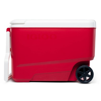  Igloo Wheelie Cool 38qt Portable Cooler - Red 