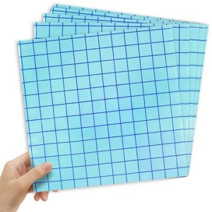 Craftopia Transfer Tape Sheets for Vinyl 12 Clear with Blue Alignment Grid - 1 of 4