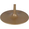47.2" Lynnette Round Marble Dining Table Black - ZM Home: Seats 4, Gold Frame, Modern Style - 4 of 4
