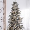 NAYSAYE Party Decoration and Accessories Set of 6 Glass Christmas Ball Hanging Ornament for Holiday Celebration, White, 3.8"*4.2"*0.13" - 4 of 4